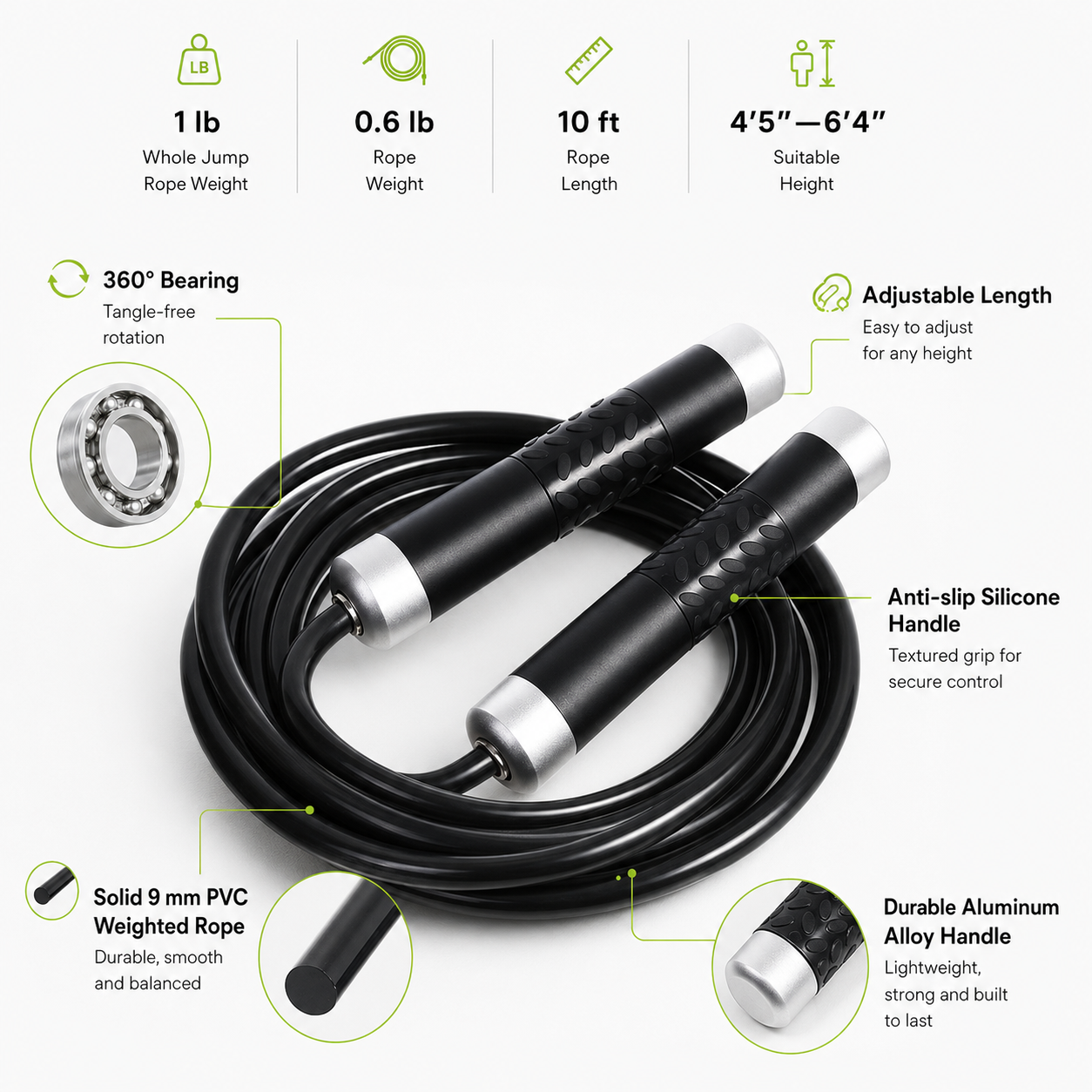 Weighted Performance Jump Rope
