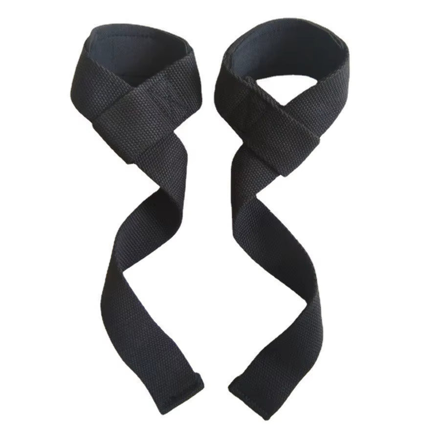 1 Pair Gym Lifting Straps Fitness Gloves Anti-Slip Hand Wraps Wrist Straps Support for Weight Lifting Powerlifting Training