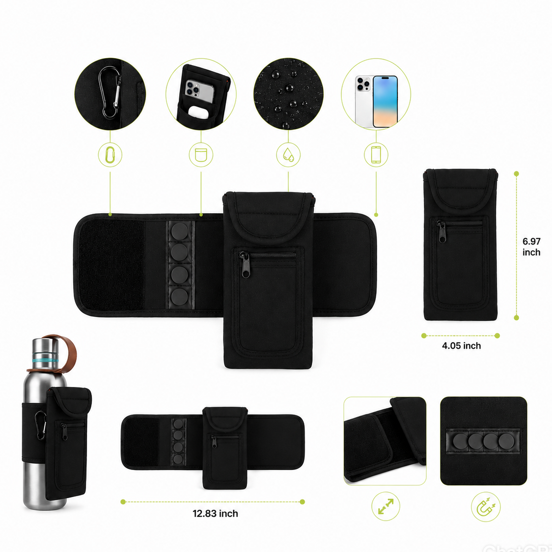 Magnetic Gym Essentials Pouch