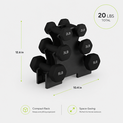 Essential Neoprene Dumbbell Set